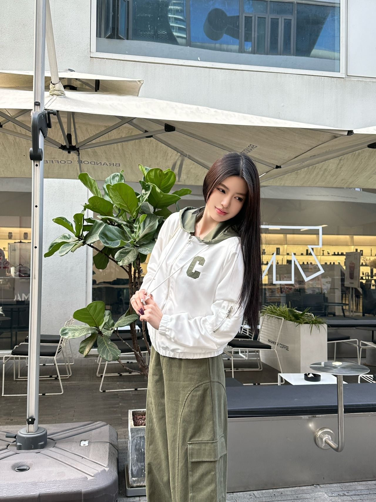 Celin*25SS contrast color short jacket