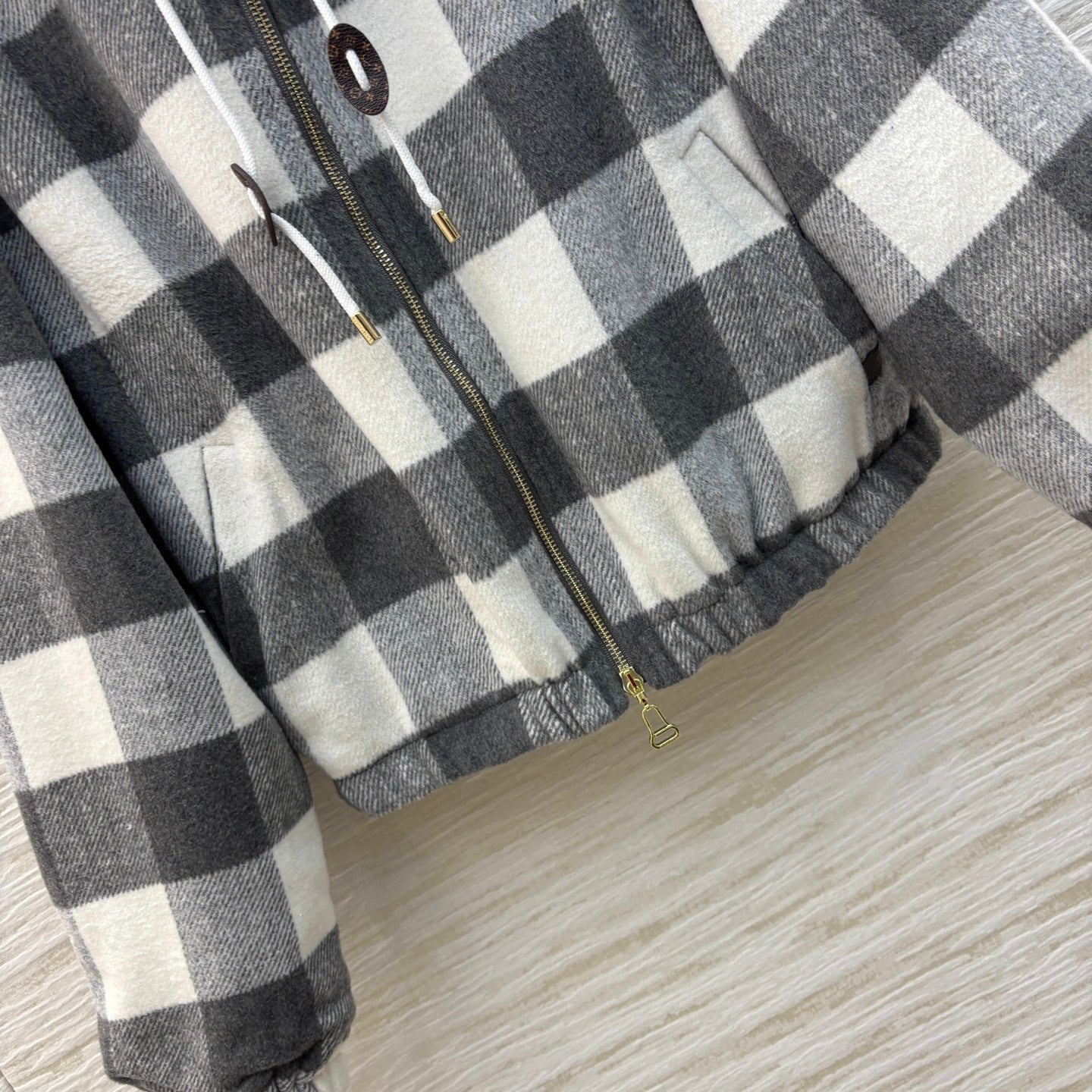 LOU* 25SS hooded loose wool coat