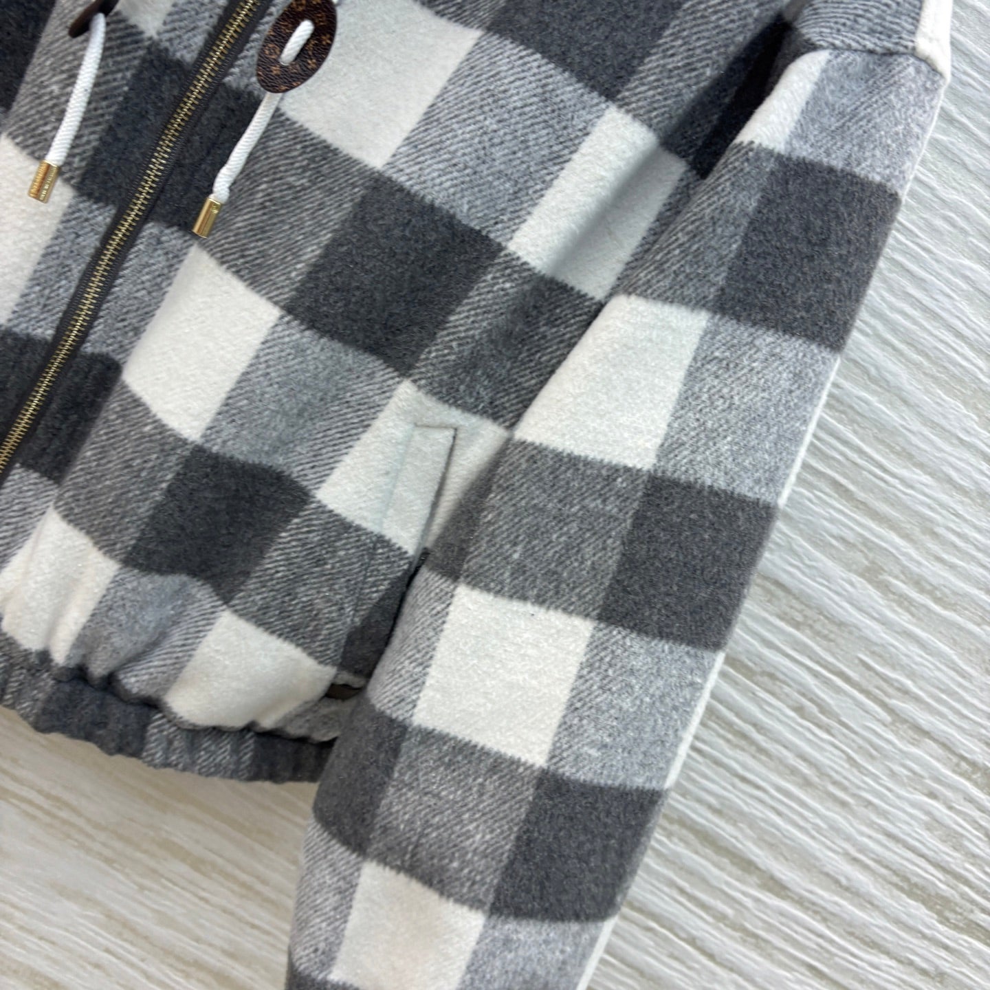 LOU* 25SS hooded loose wool coat