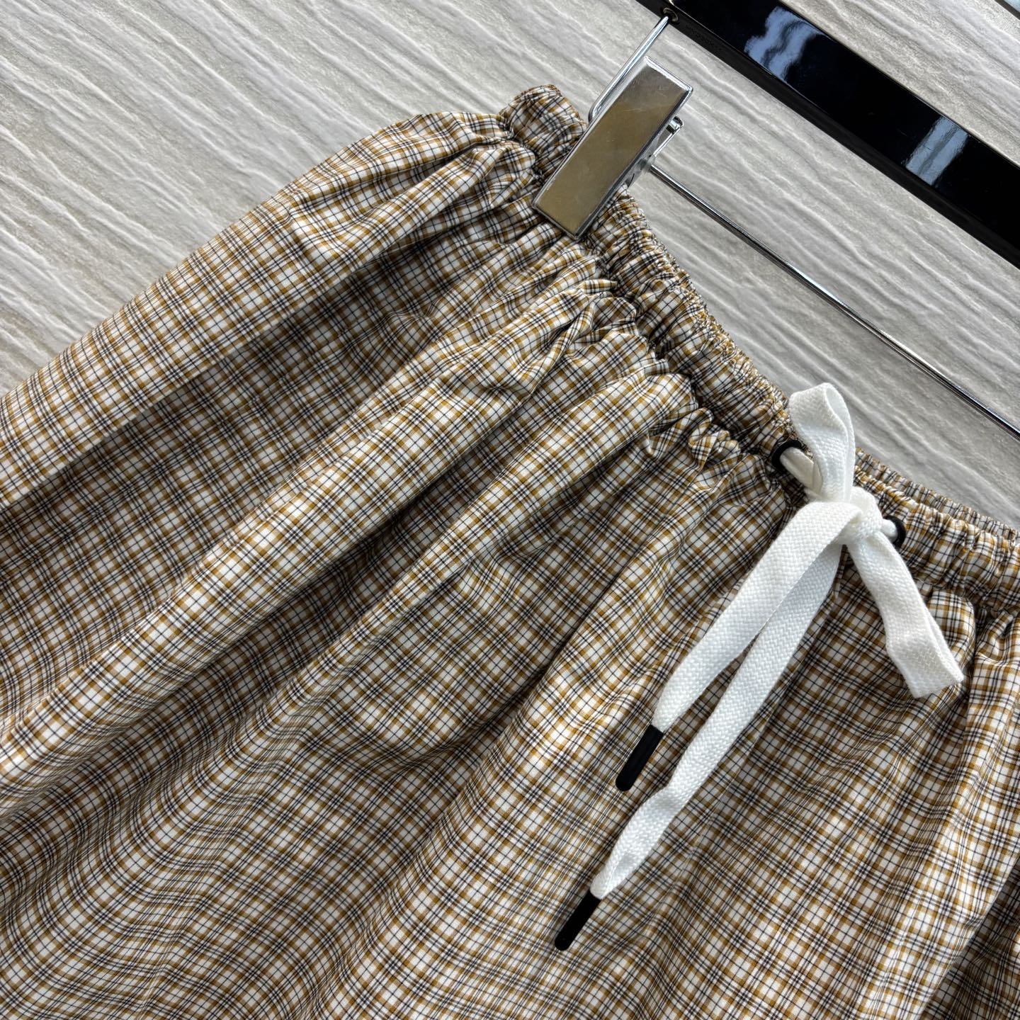 MIU* 25SS Lapel Shirt+Short Skirt