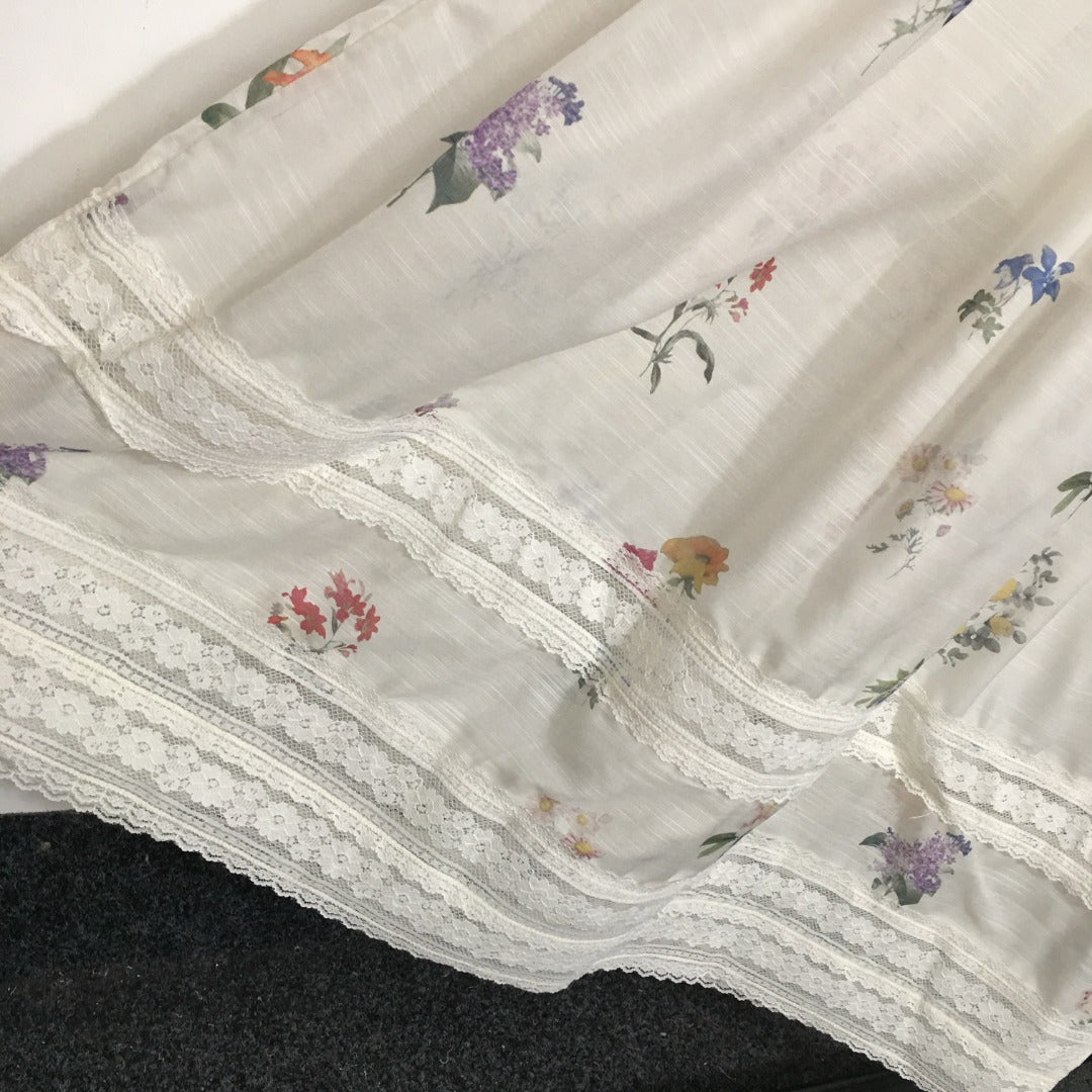 ZIMMERM* Colorful printed lace patchwork V-neck dress