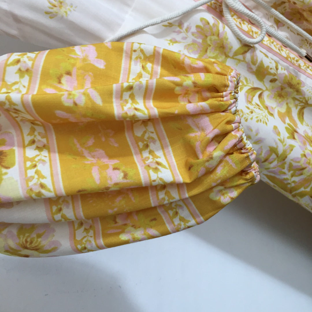 ZIMMERM* printed tie waist dress