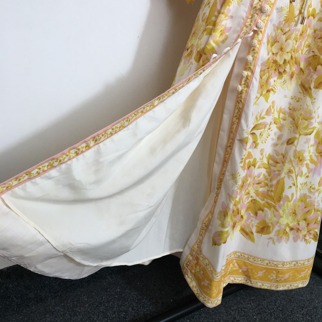 ZIMMERM* printed tie waist dress