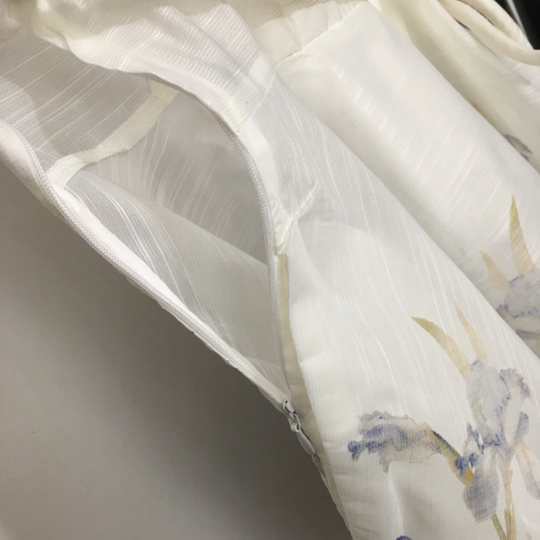 ZIMMERM*Flower print tie waist dress