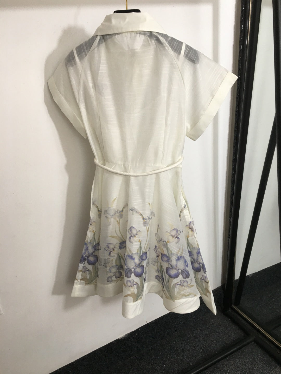 ZIMMERM*Flower print tie waist dress