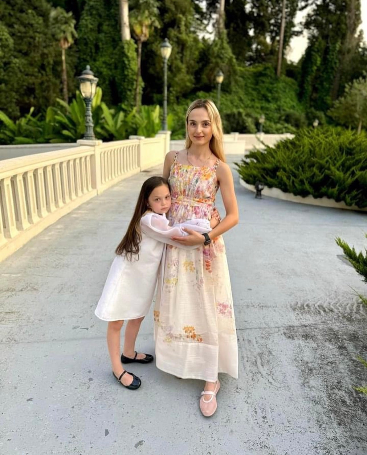 ZIMMERM*Pastoral style flower tie waist suspender dress