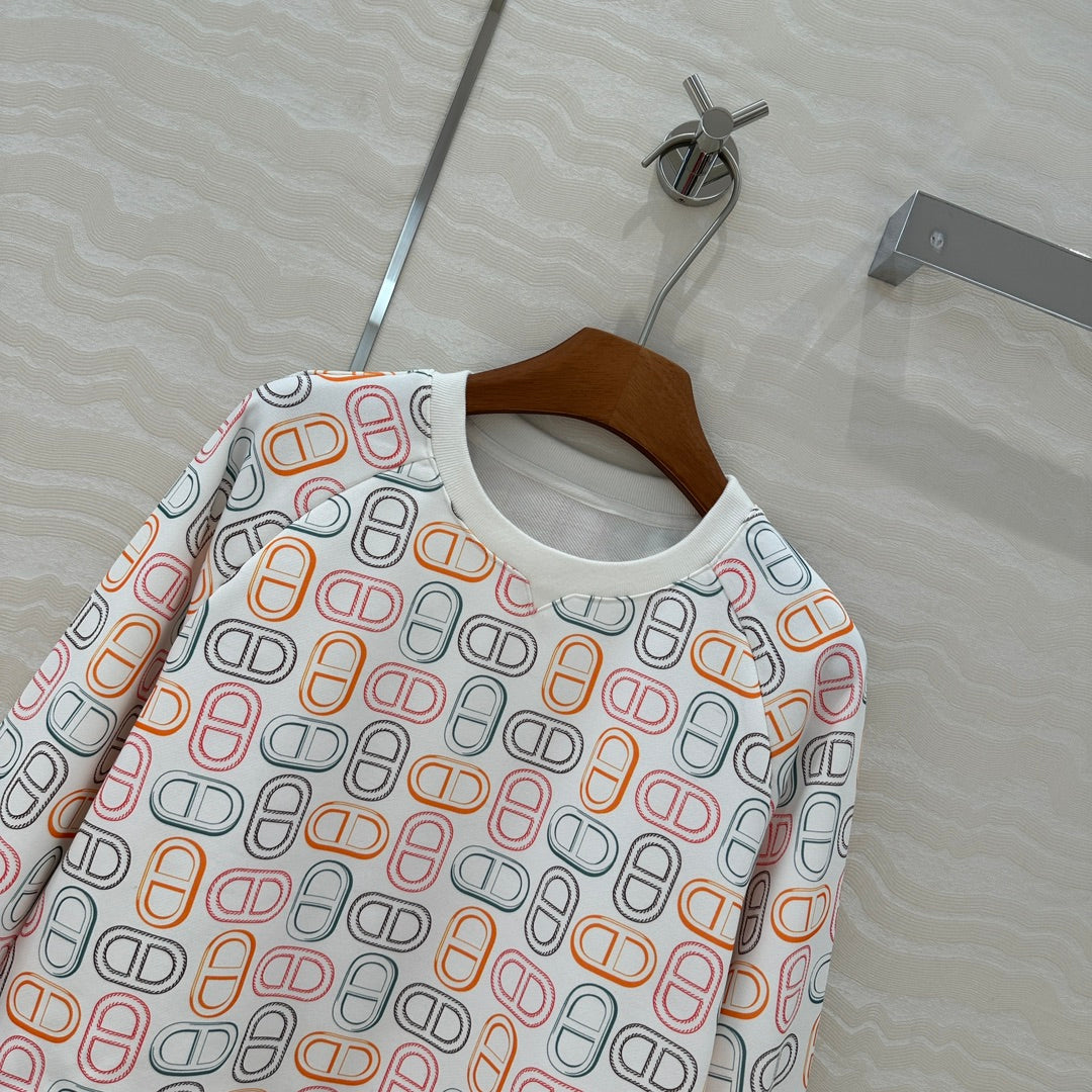 Herme*25SS printed sports suit