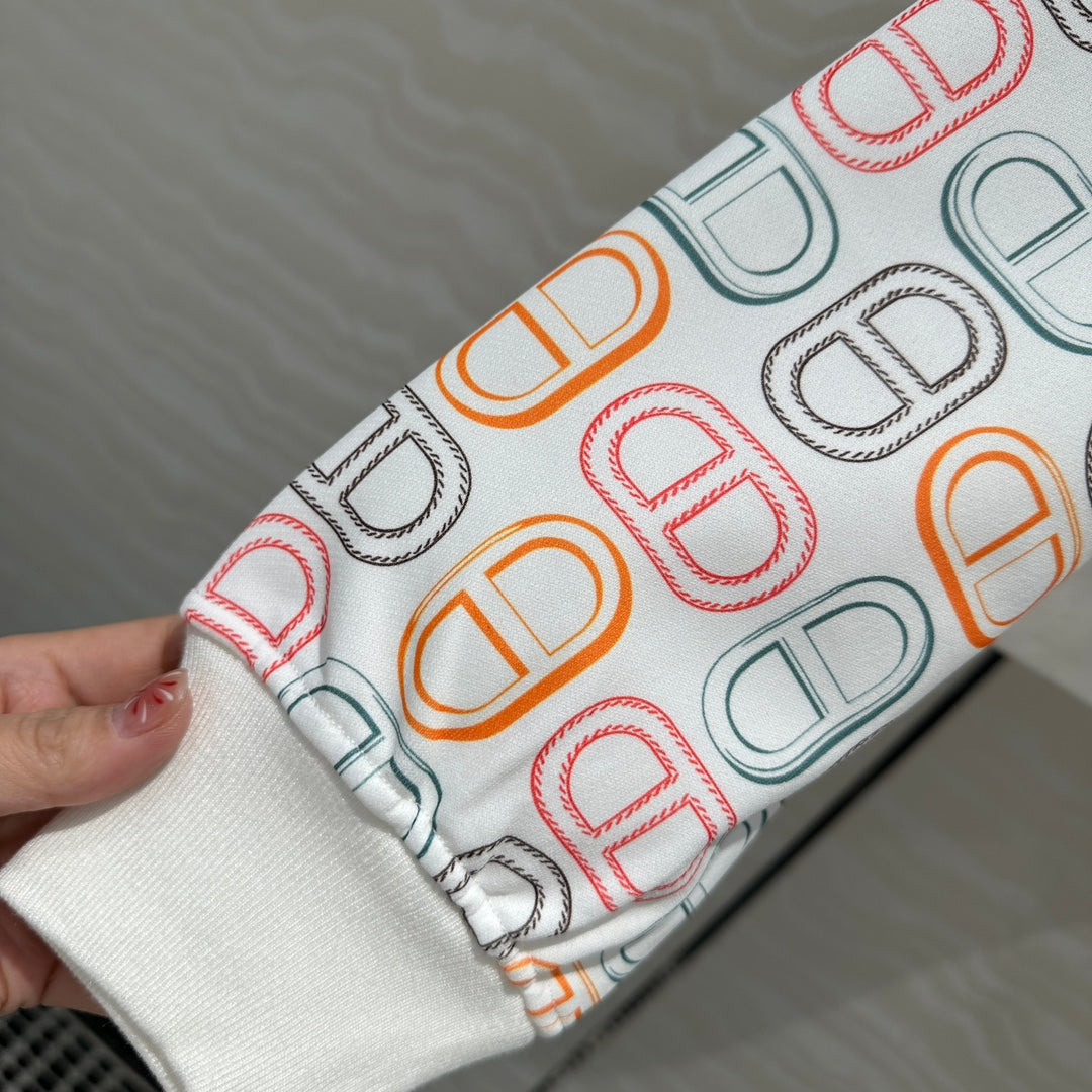 Herme*25SS printed sports suit