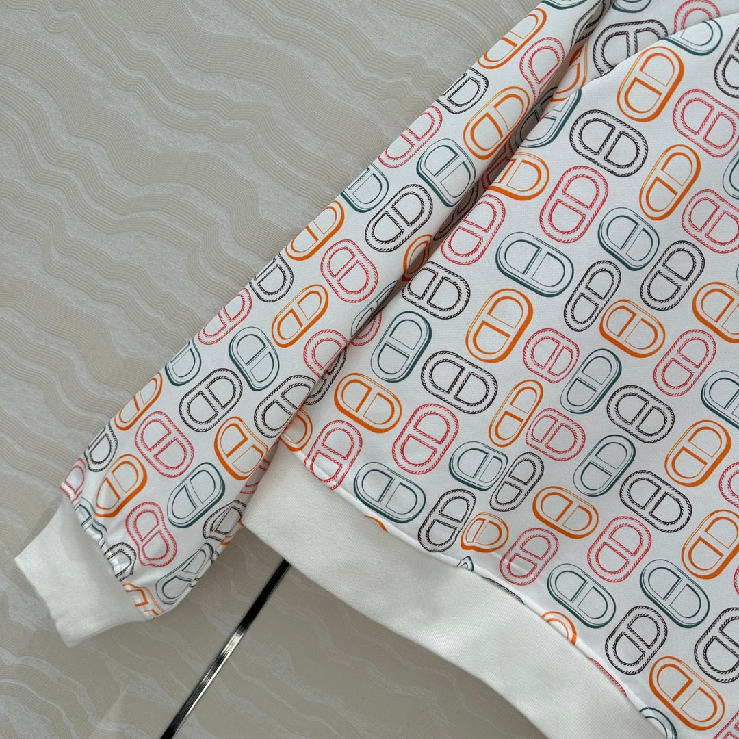 Herme*25SS printed sports suit