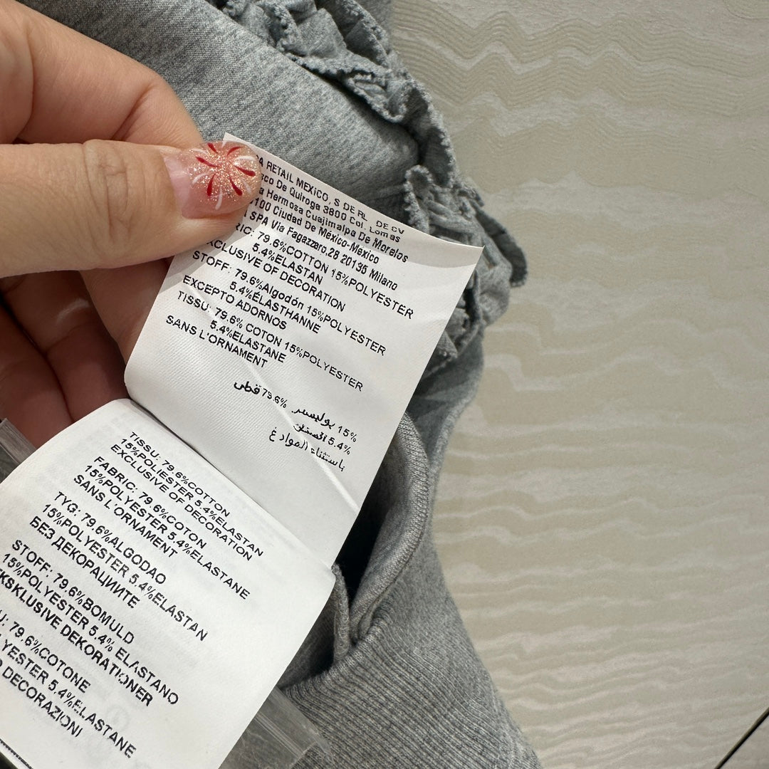 MIU* 25SS Sweater Jacket/Short Skirt