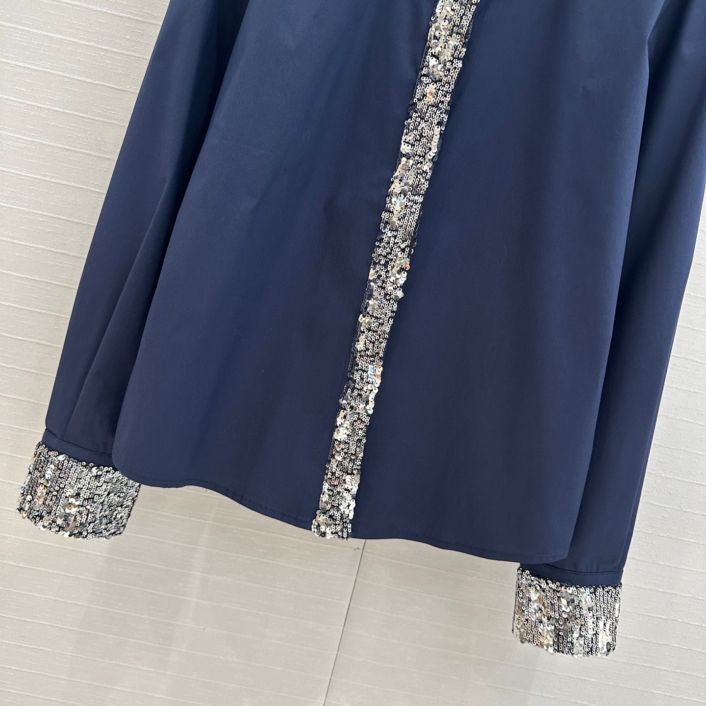 DIO* 25SS sequined collar shirt