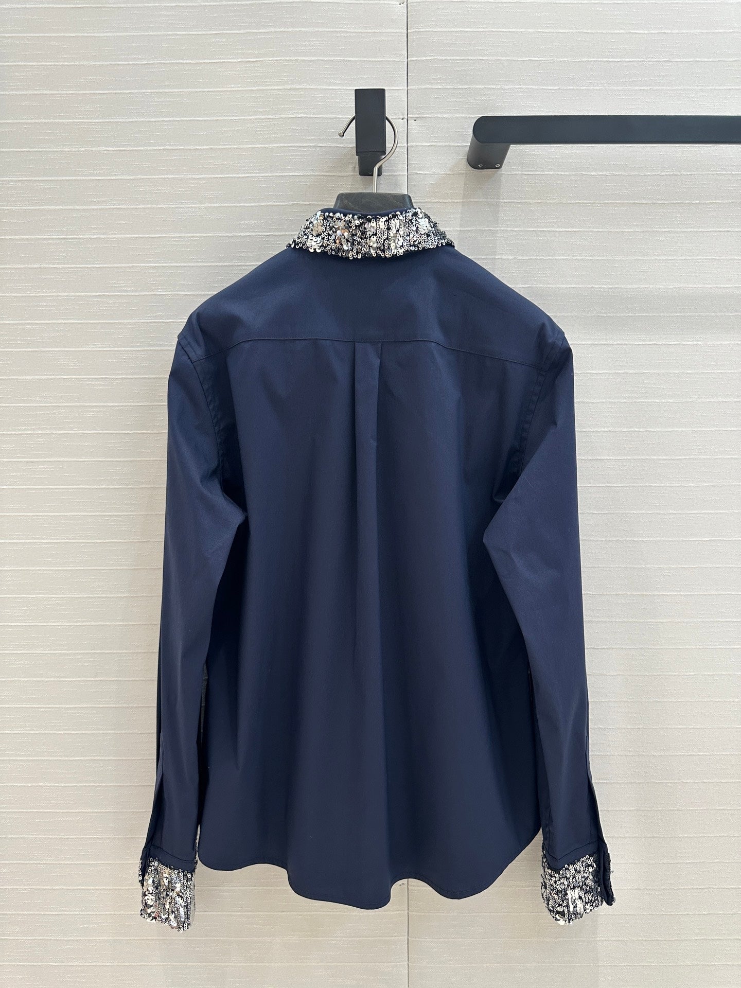 DIO* 25SS sequined collar shirt
