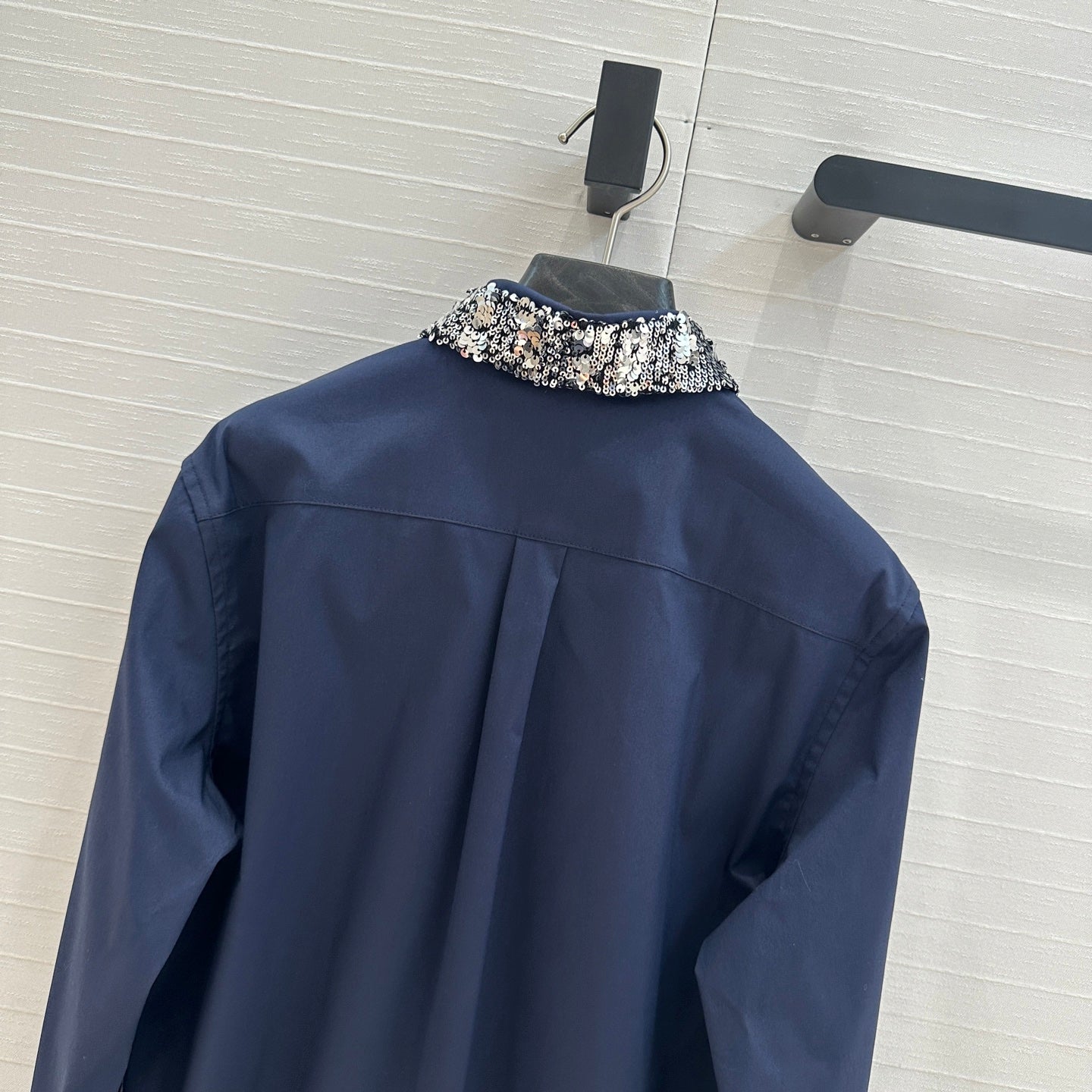 DIO* 25SS sequined collar shirt