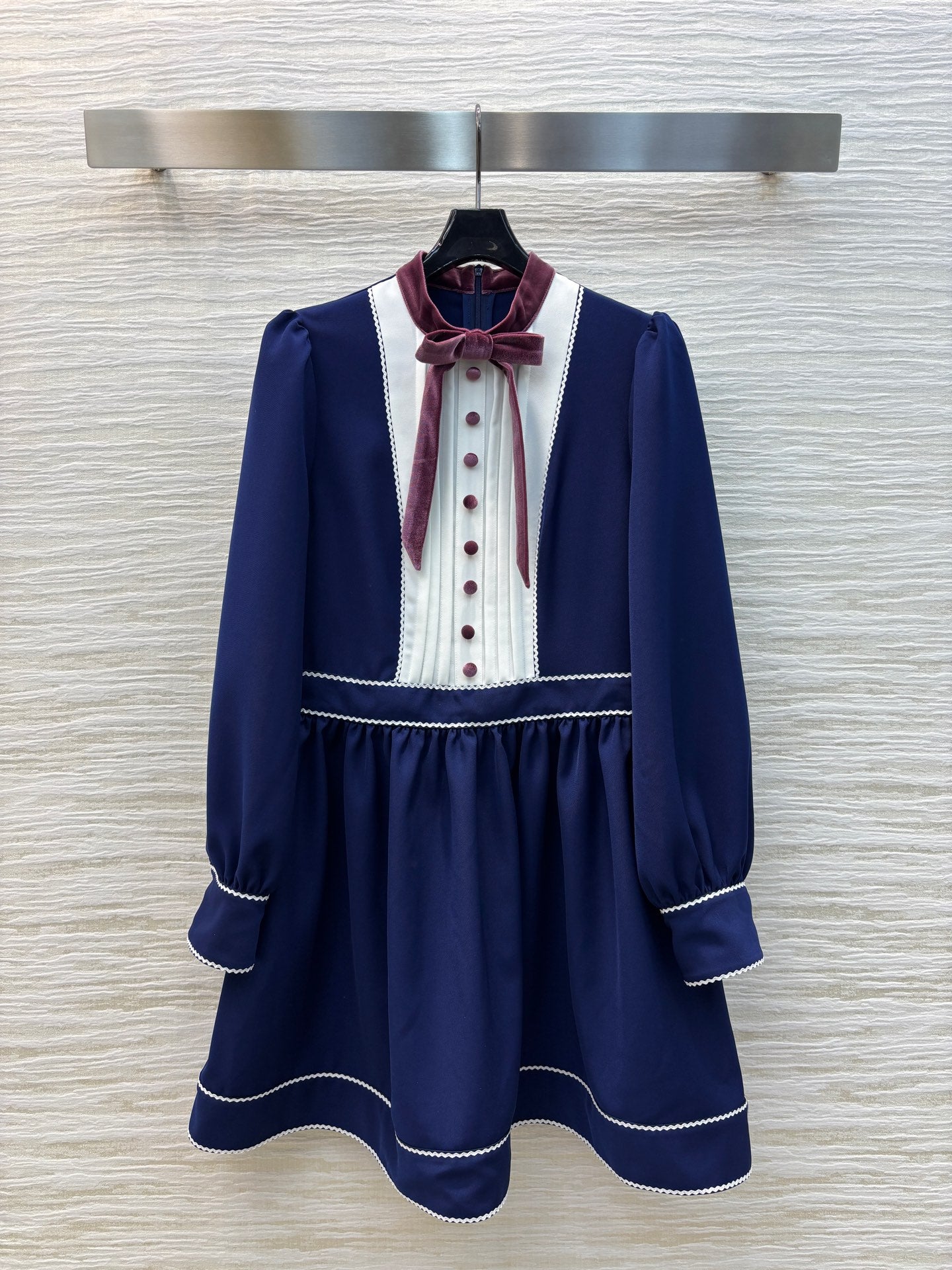 Valentin* 25SS velvet bow dress