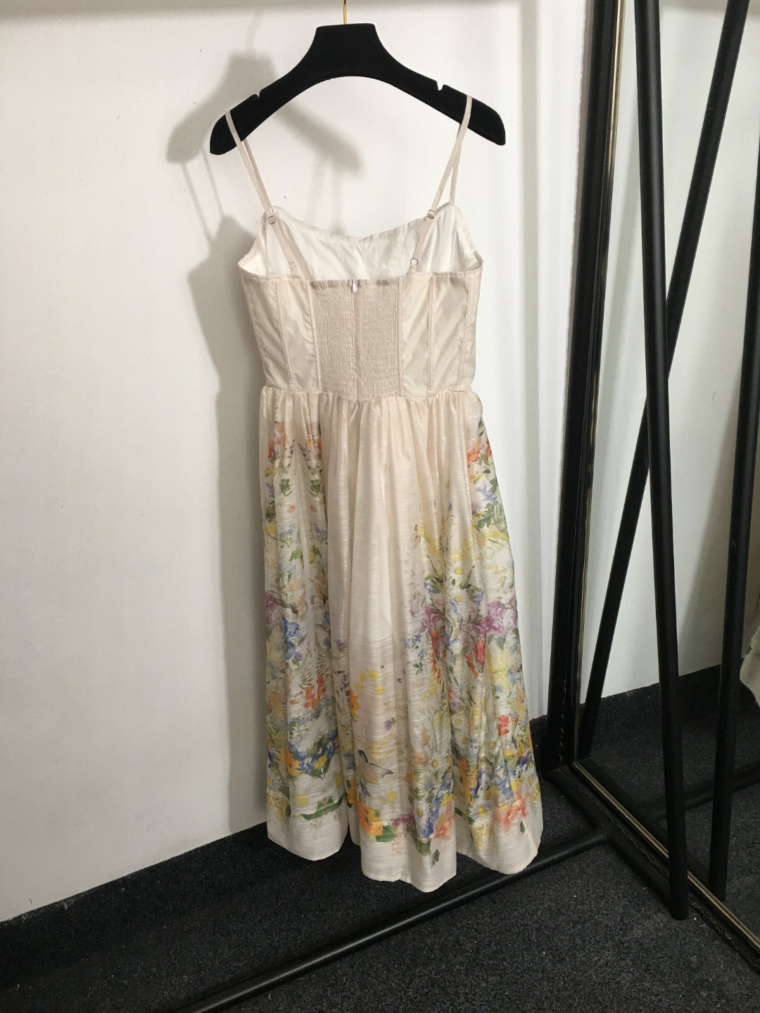 ZIMMERM* Colorful Printed Suspender Dress