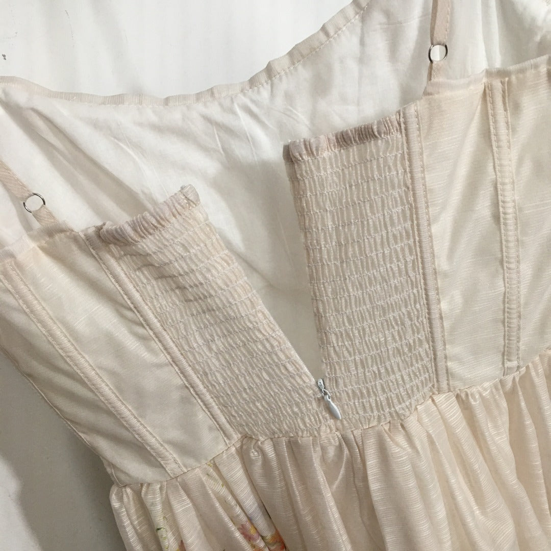 ZIMMERM* Colorful Printed Suspender Dress