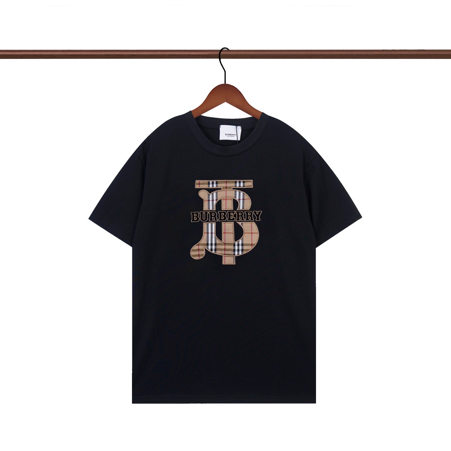 BURBERR* Cotton T-shirt