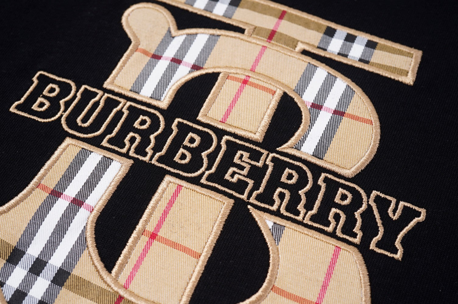BURBERR* Cotton T-shirt