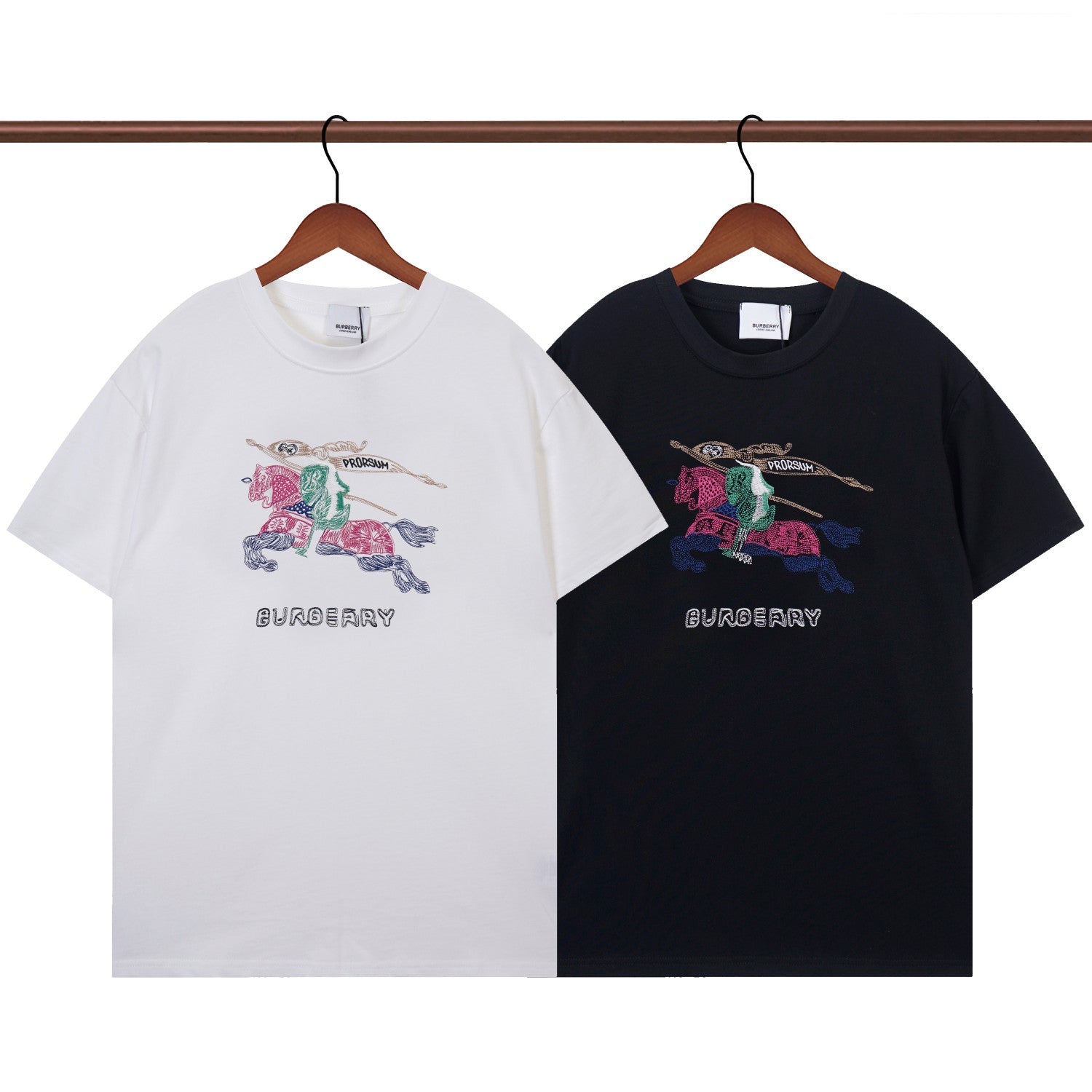 BURBER* Cotton T-shirt