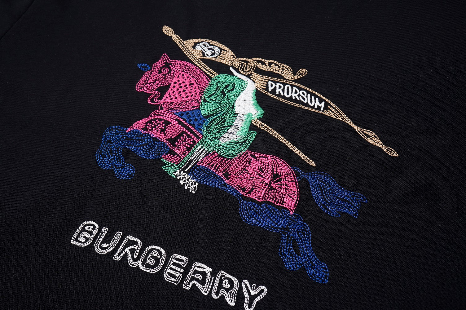 BURBER* Cotton T-shirt