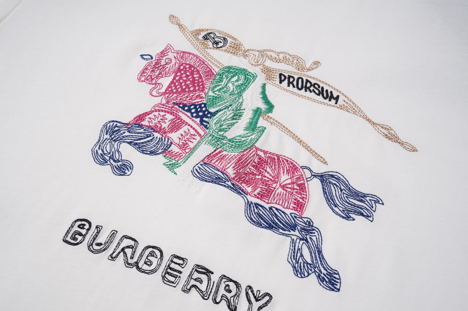 BURBER* Cotton T-shirt