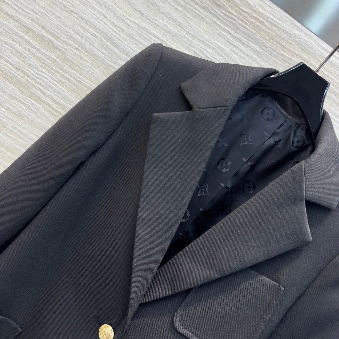 LOU* 25SS slim-fit suit jacket/skirt