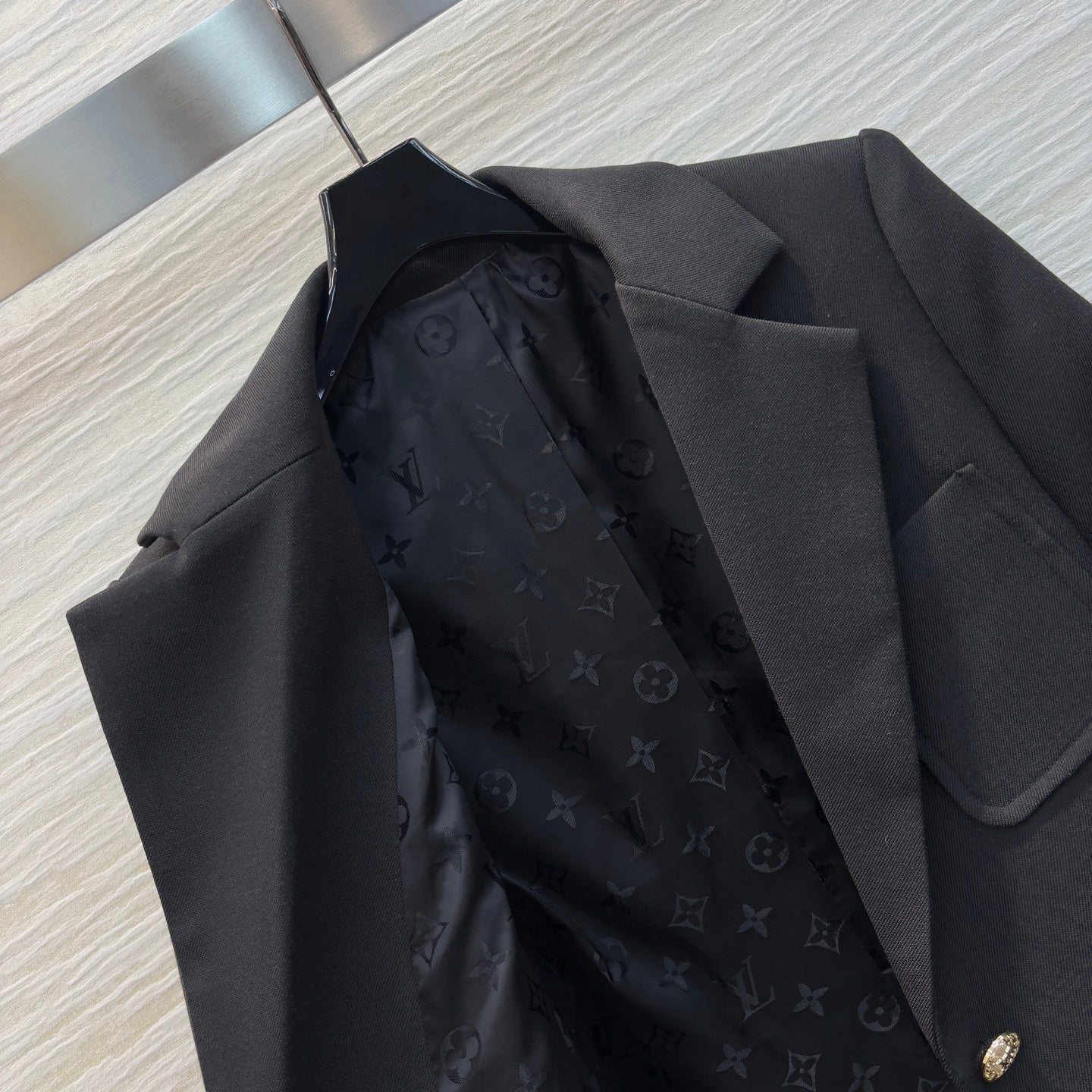 LOU* 25SS slim-fit suit jacket/skirt