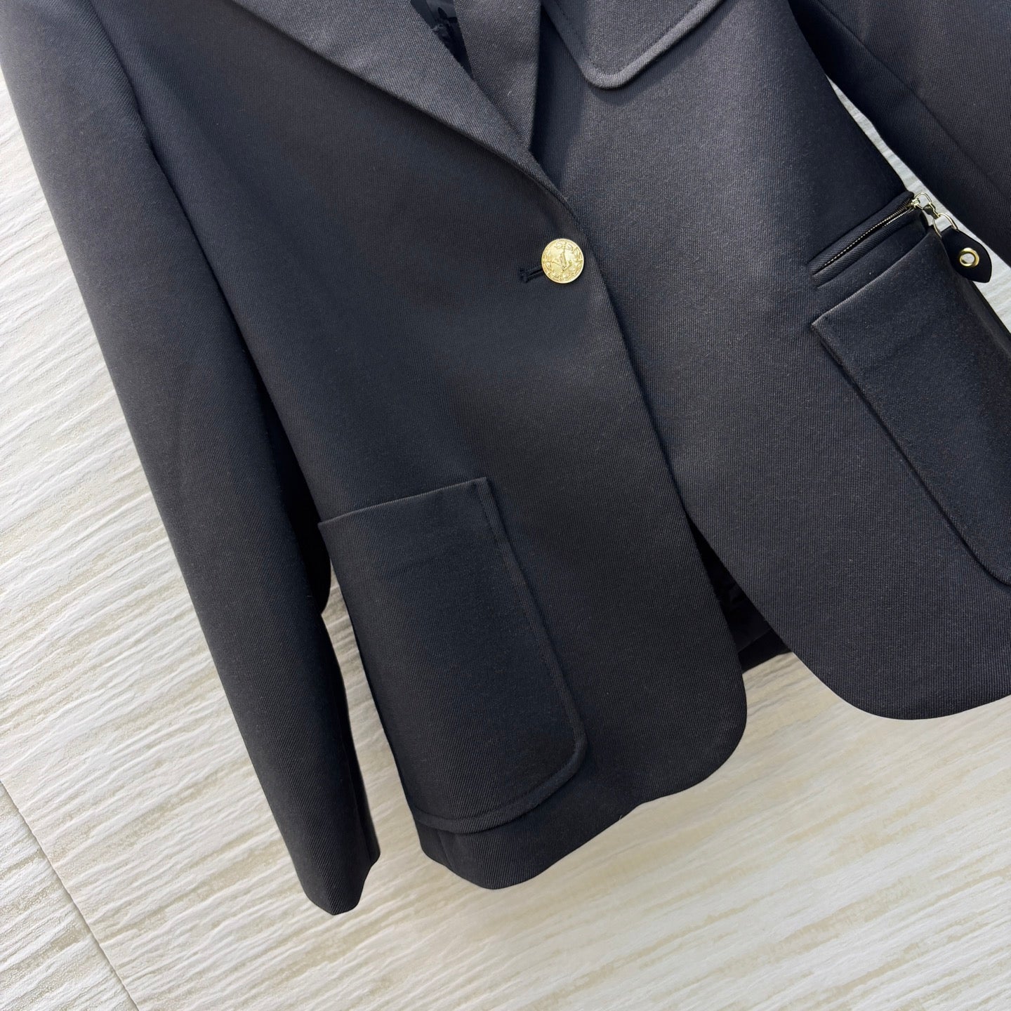 LOU* 25SS slim-fit suit jacket/skirt