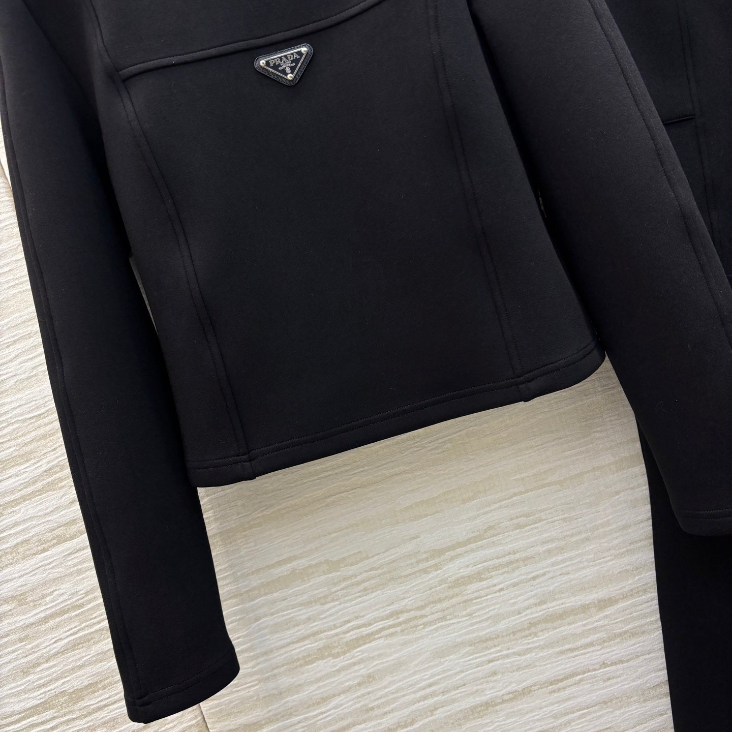 PRA* 25SS Cropped Top + Elastic Waist Flared Pants Set