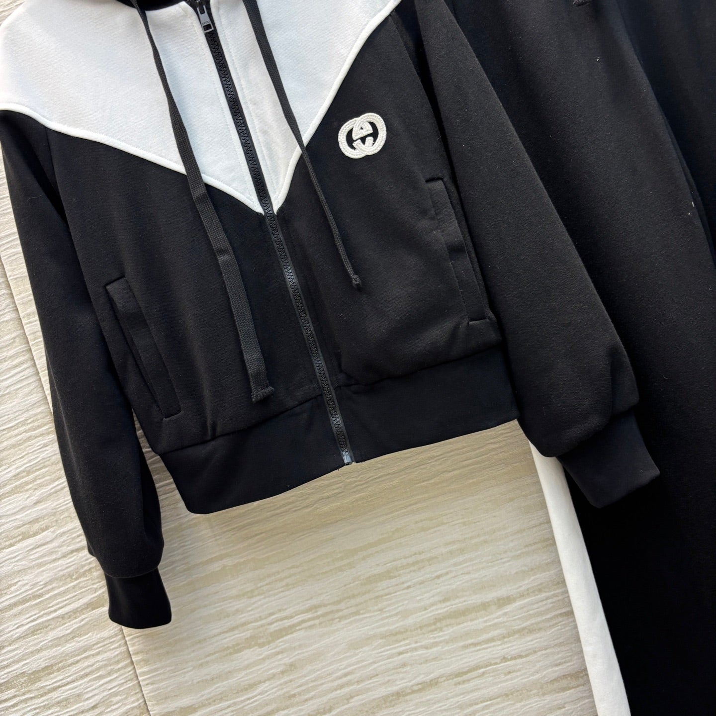 GUC* 25SS Zipper Jacket + High Waist Casual Pants