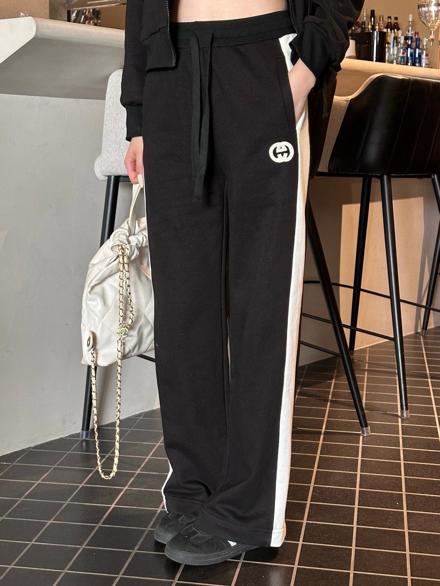 GUC* 25SS Zipper Jacket + High Waist Casual Pants