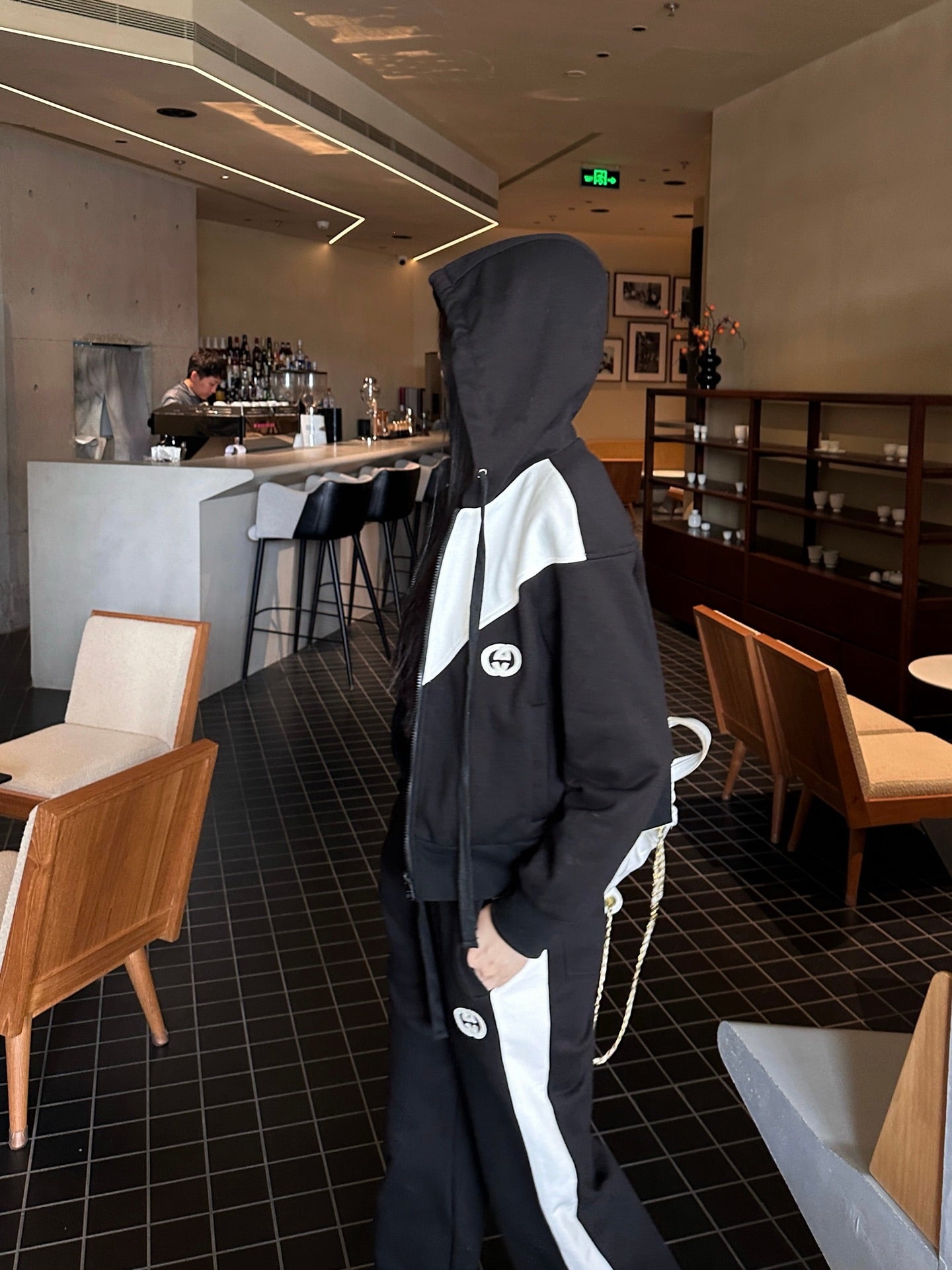 GUC* 25SS Zipper Jacket + High Waist Casual Pants