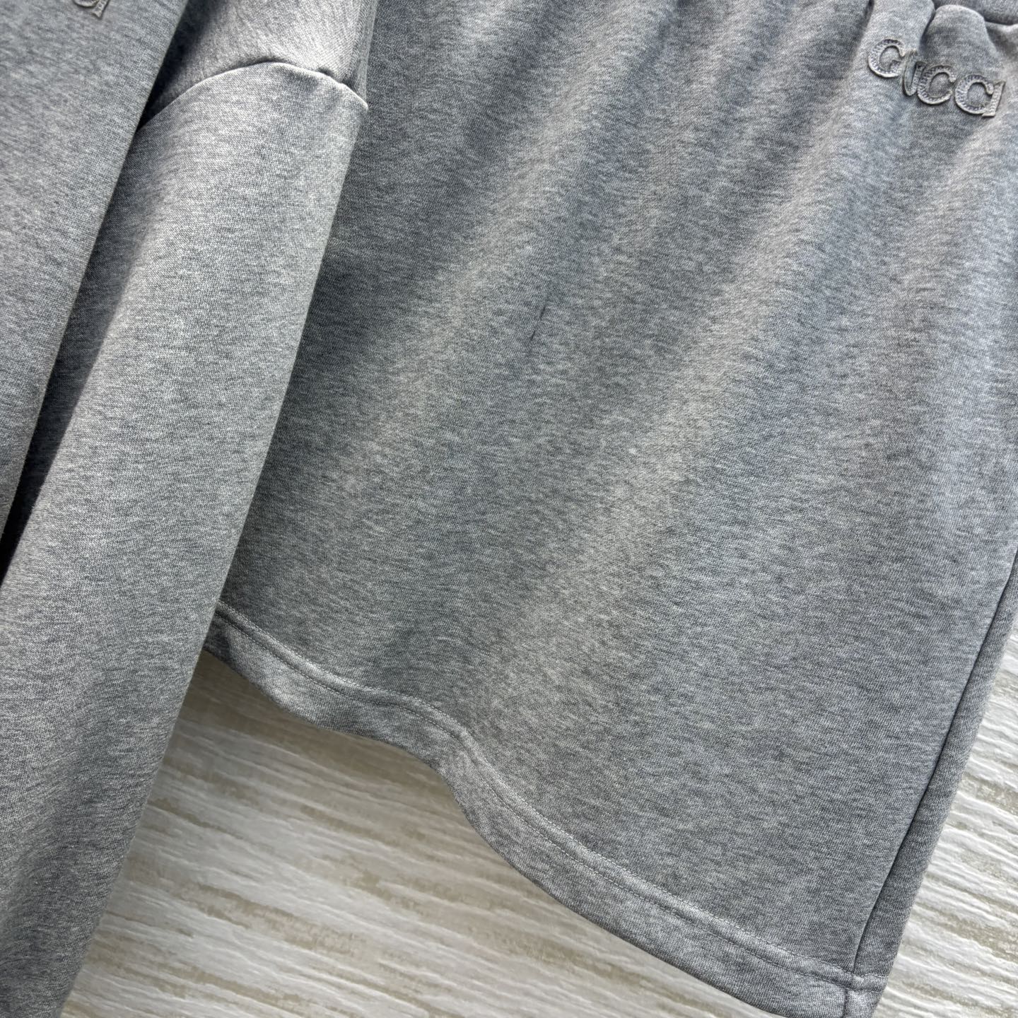 GUC* 25 Hooded Half-Button Sweatshirt + Elastic Sweater Skirt