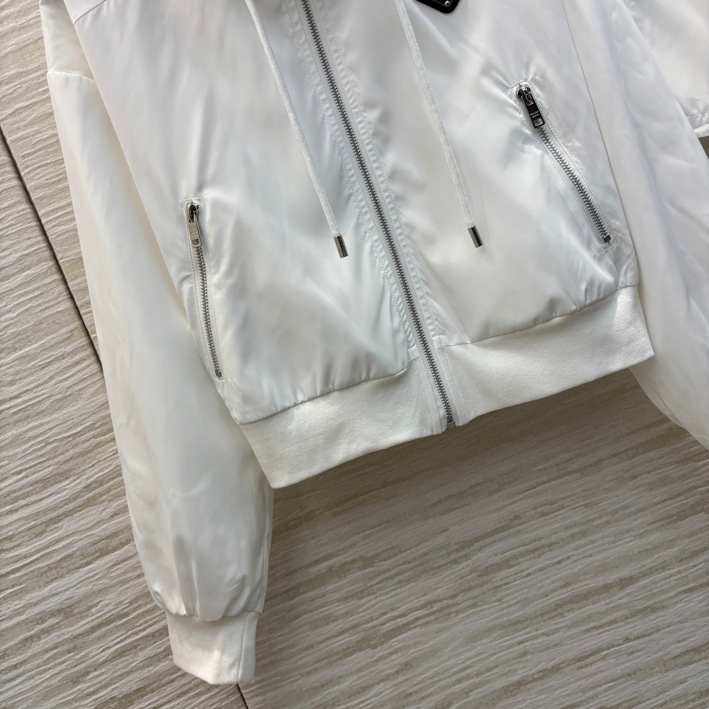 PRA* 25SS Hooded Zipper Jacket + High Waist Shorts Set