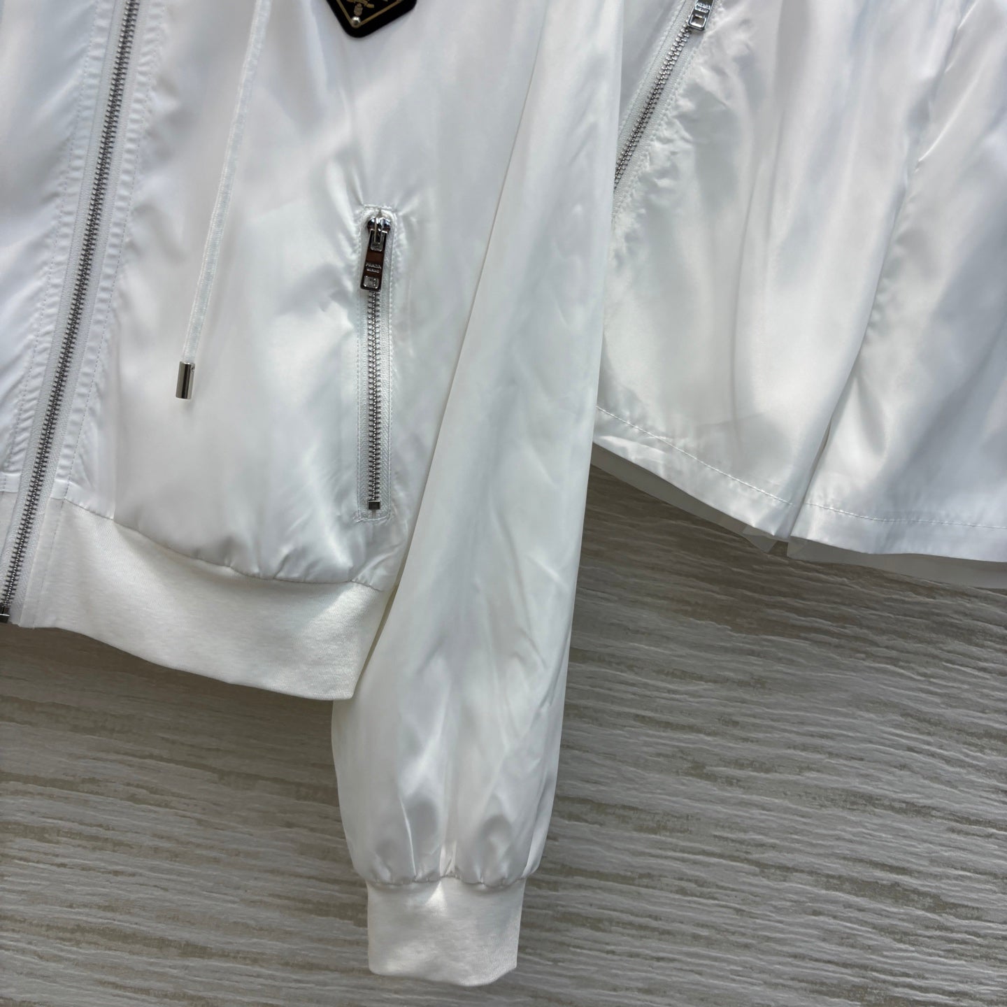 PRA* 25SS Hooded Zipper Jacket + High Waist Shorts Set