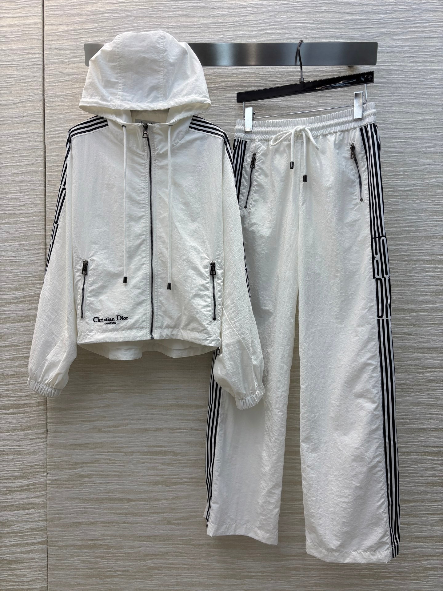 Dio* 25SS Hooded Zipper Jacket + Casual Pants