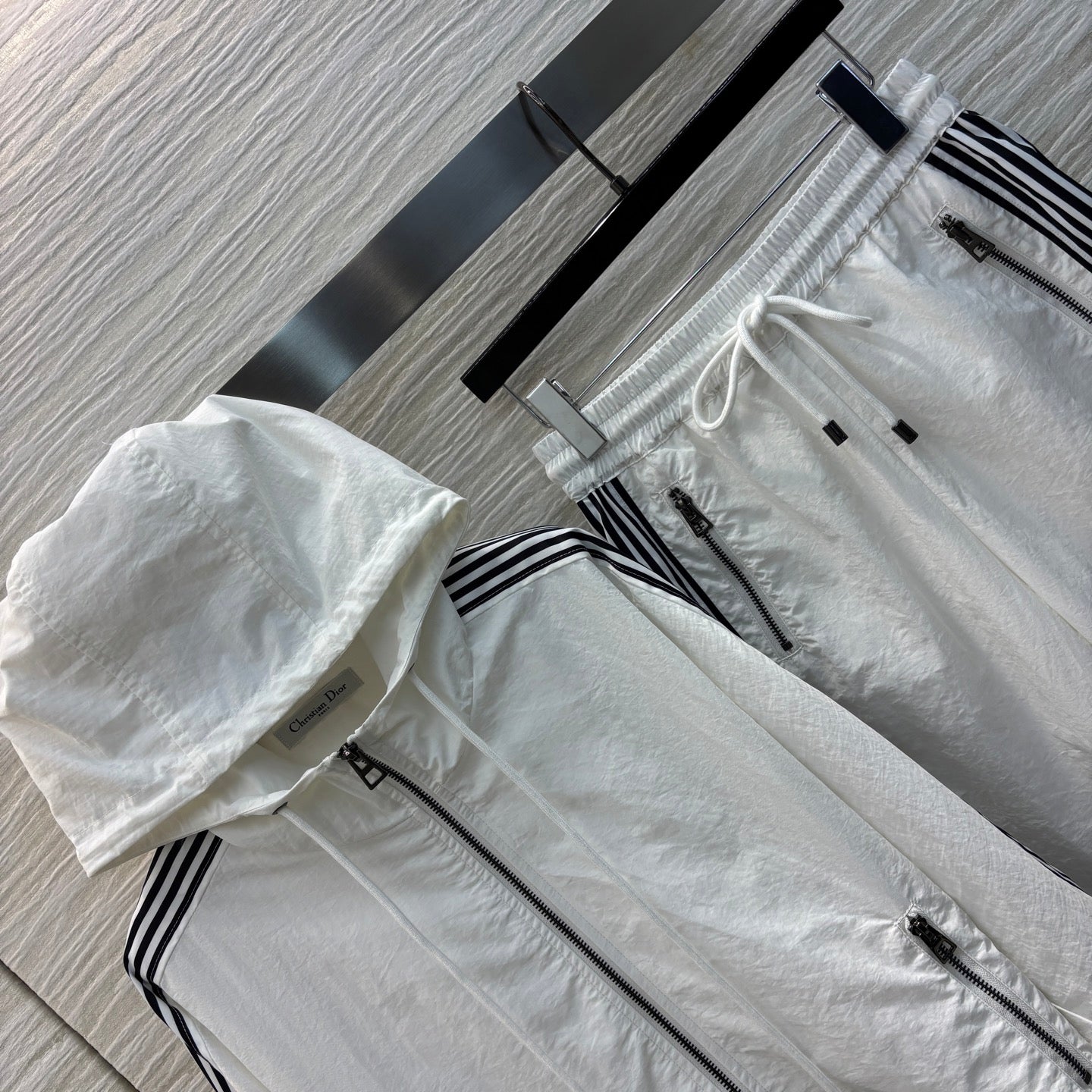 Dio* 25SS Hooded Zipper Jacket + Casual Pants