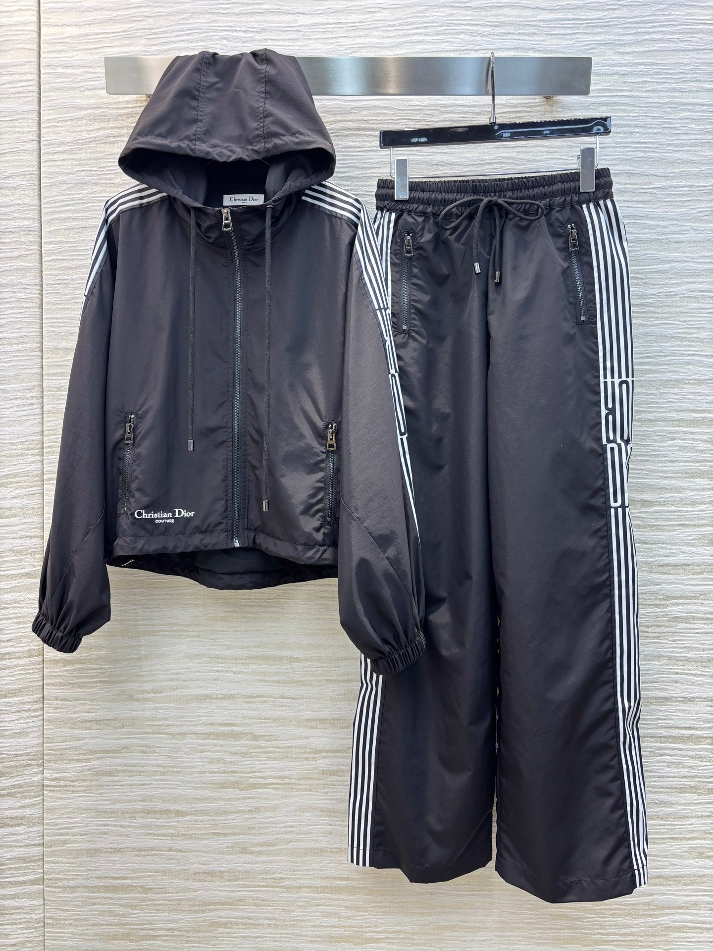 Dio* 25SS Hooded Zipper Jacket + Casual Pants
