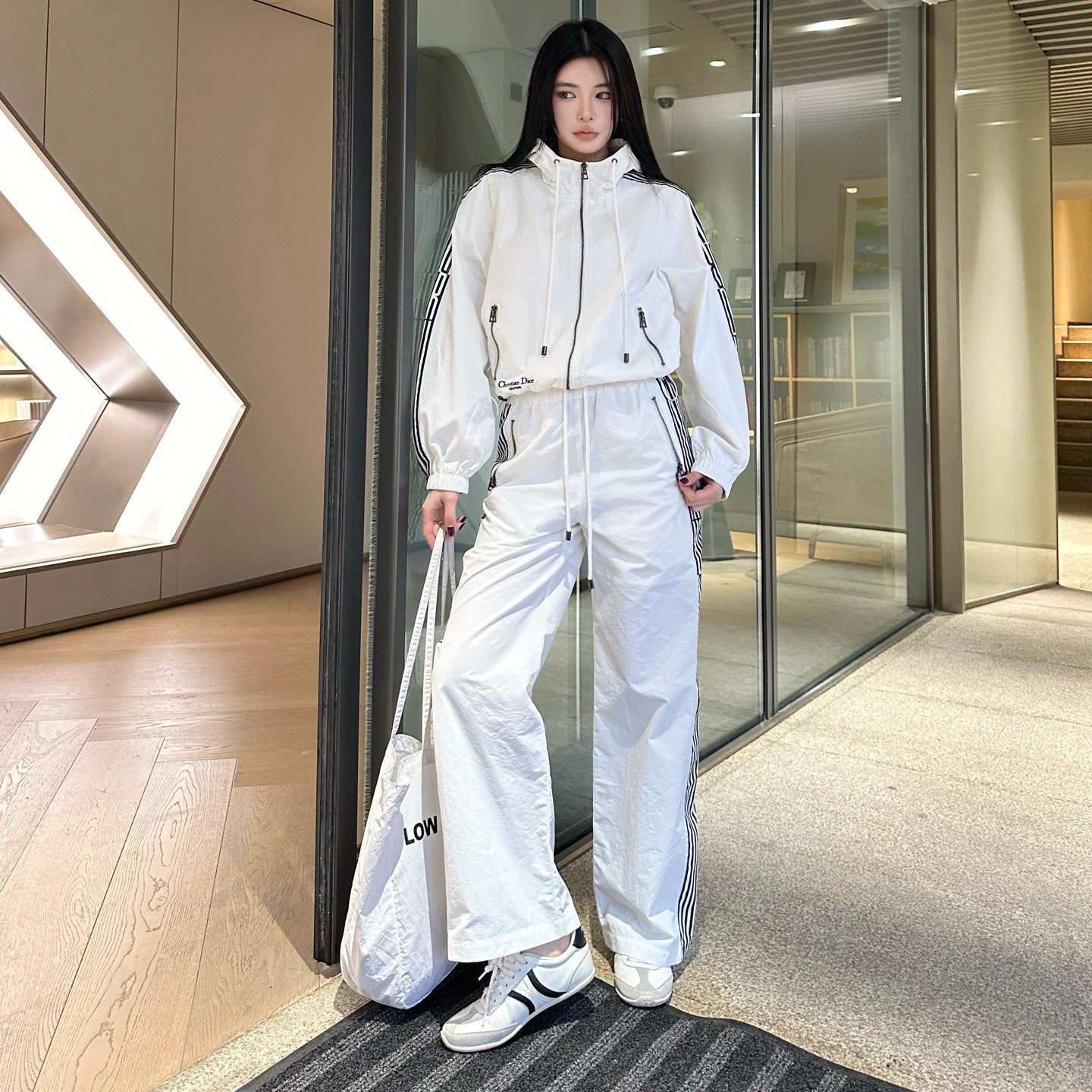 Dio* 25SS Hooded Zipper Jacket + Casual Pants