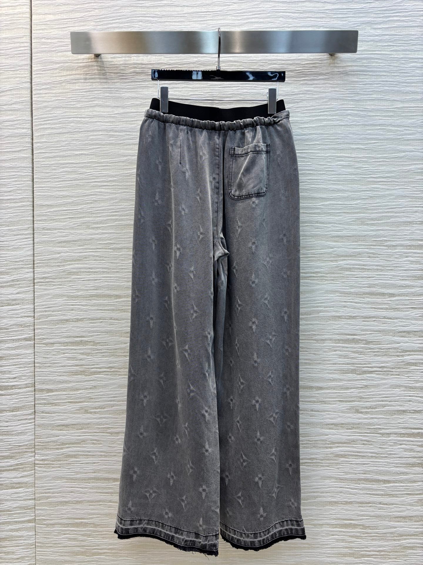 LOU* 25SS Tencel denim wide-leg pants