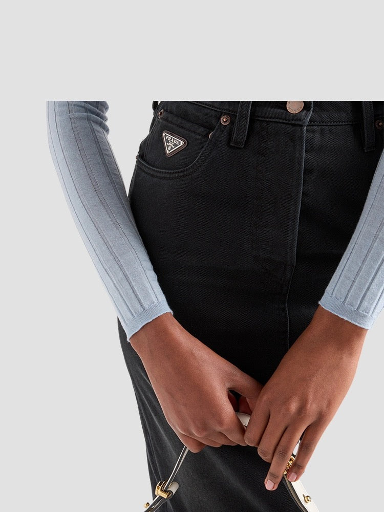 PRA* 25SS denim skirt