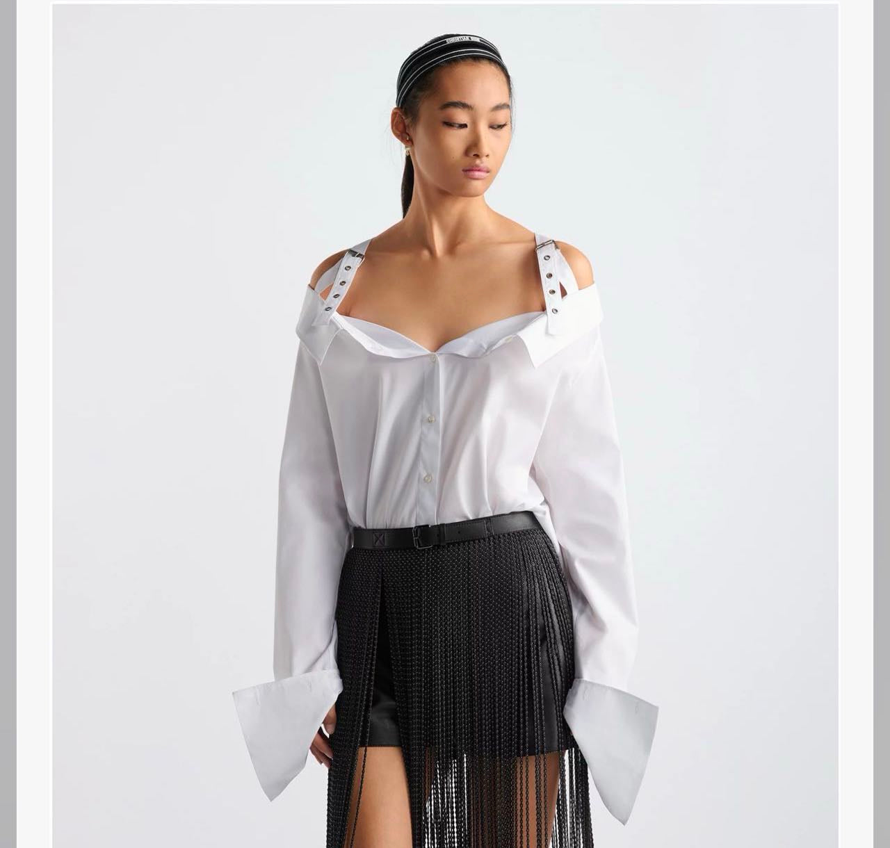 DIO* 25SS one-shoulder shirt