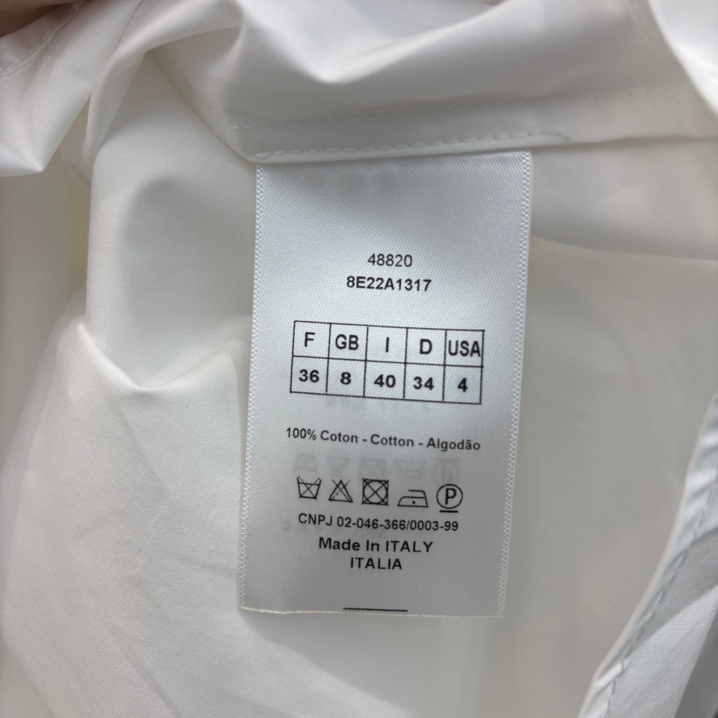 DIO* 25SS one-shoulder shirt