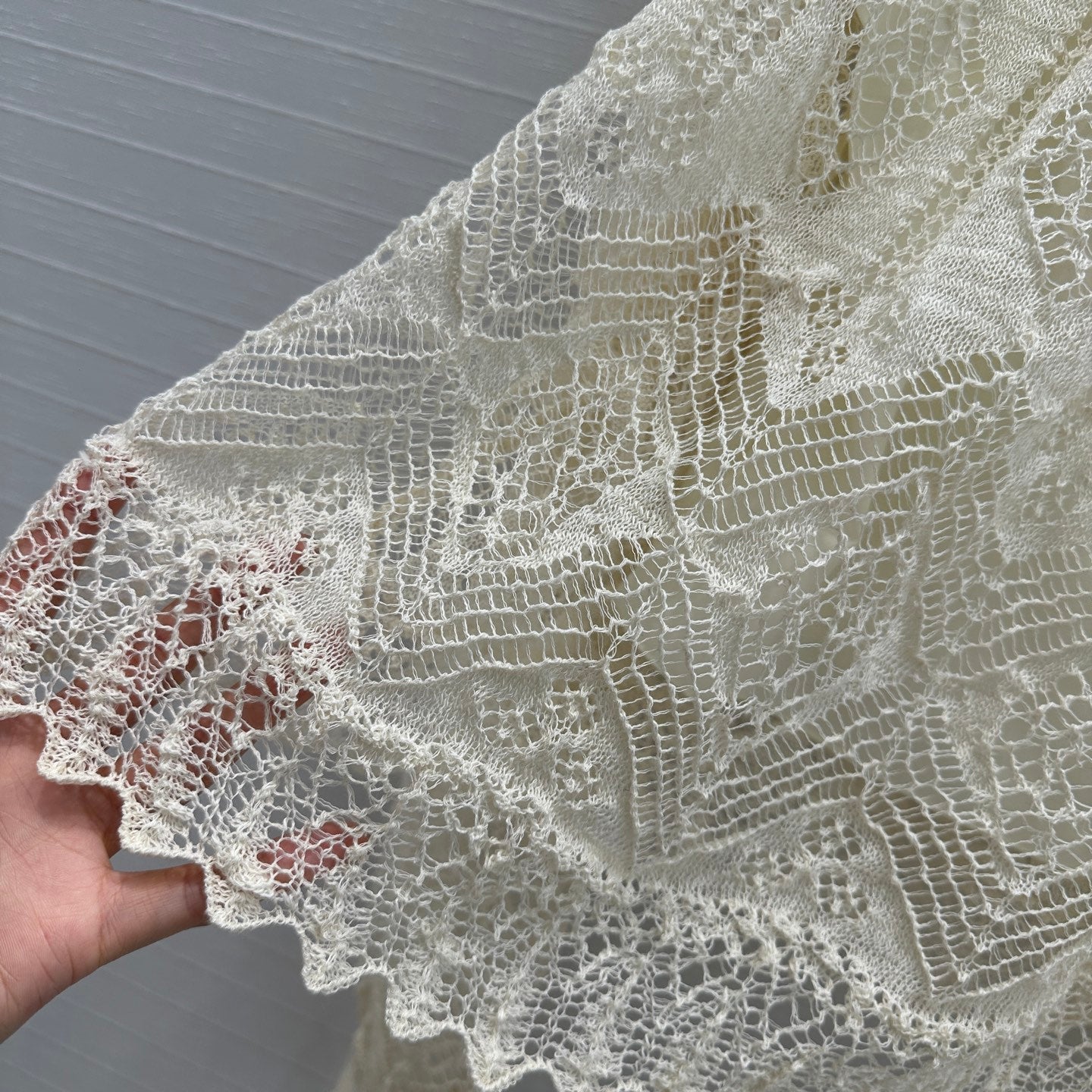 DIO* 25SS high collar hollow lace 2-piece set