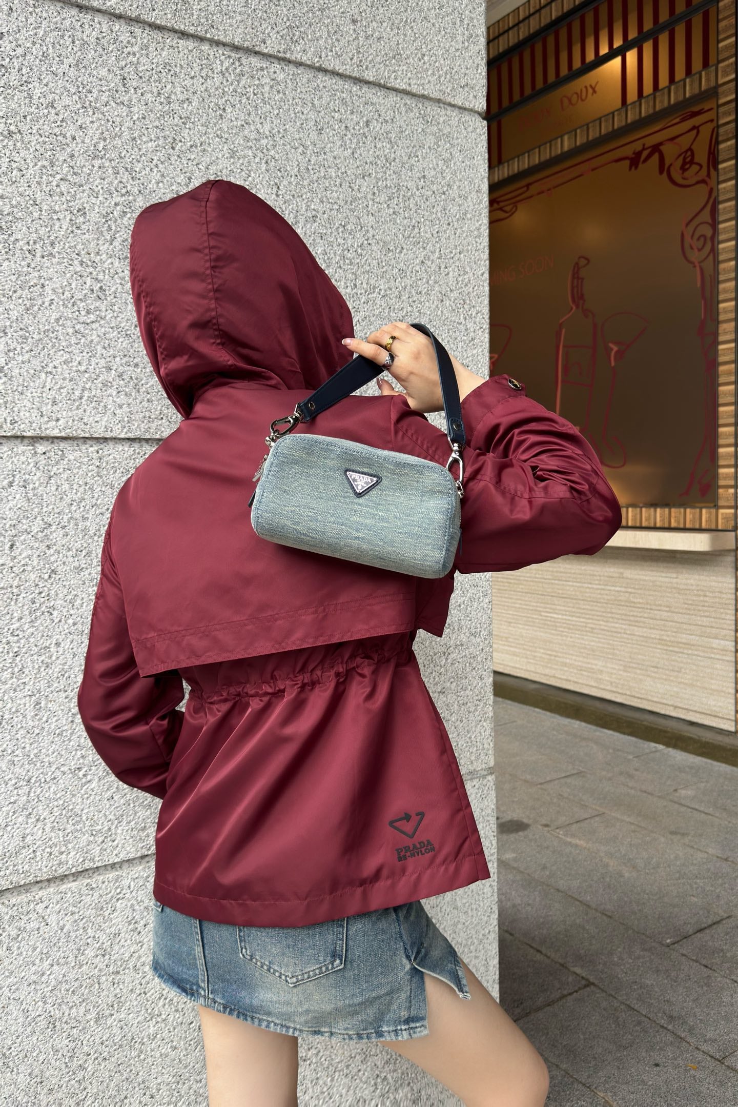 PRA* 25SS Hooded Waisted Windbreaker