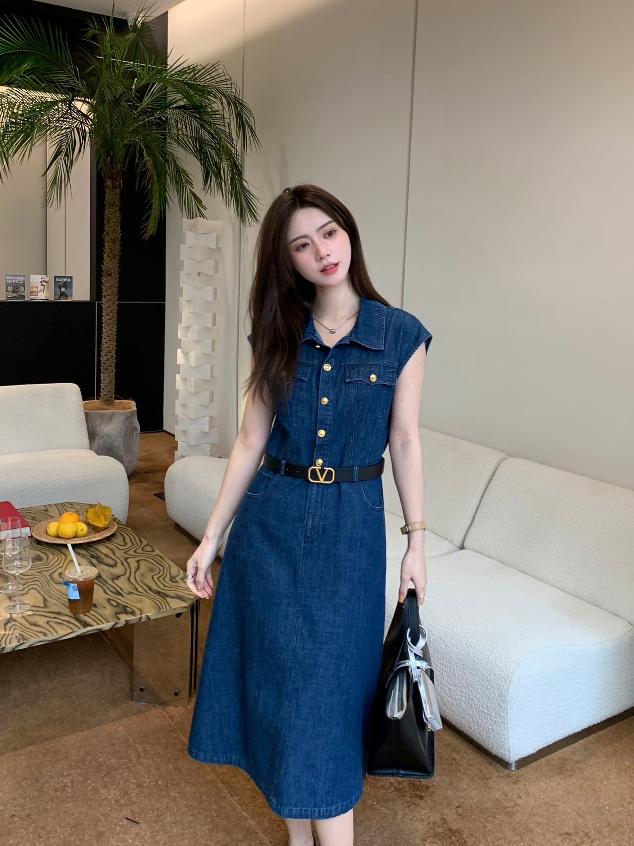 Valentin* 25SS denim dress