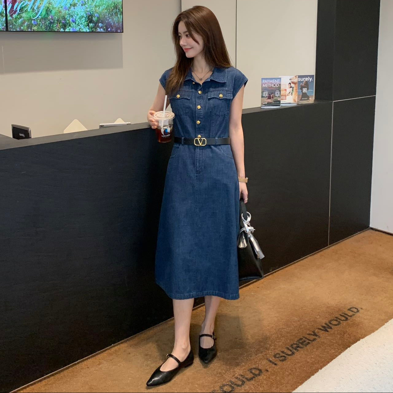 Valentin* 25SS denim dress
