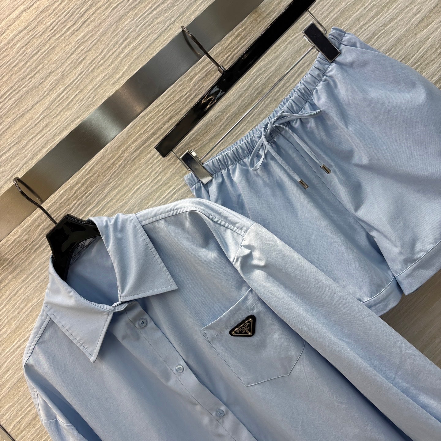 PRA* 25SS shirt + elastic shorts