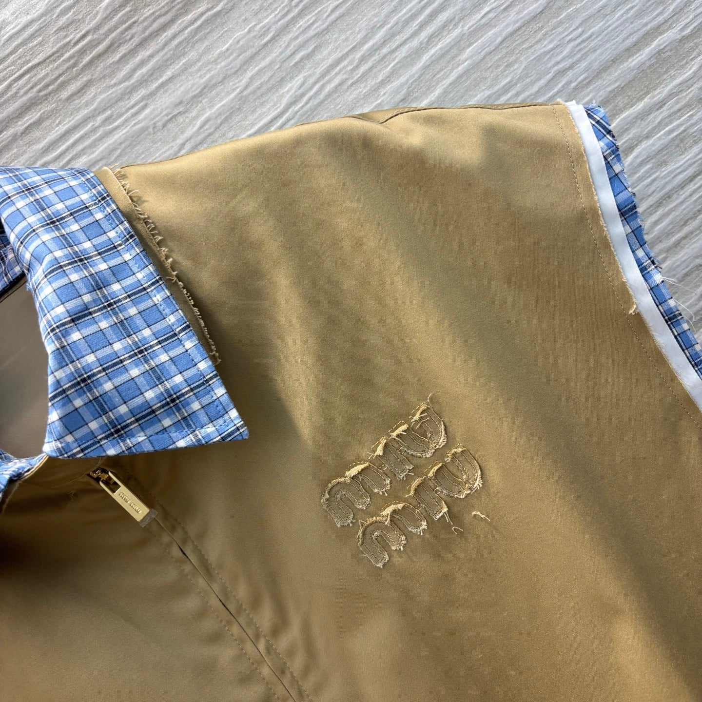 MIU* 25SS sleeveless vest / skirt