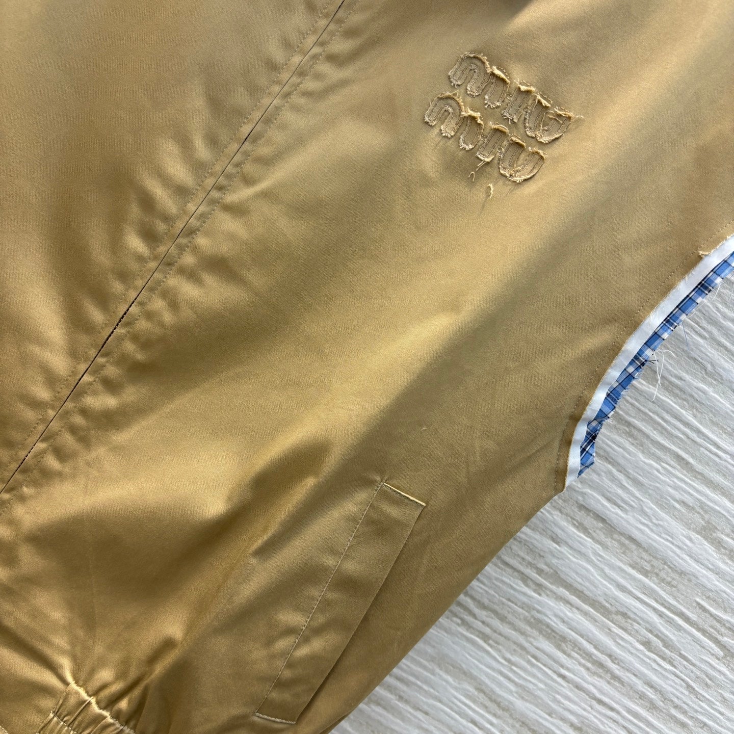 MIU* 25SS sleeveless vest / skirt